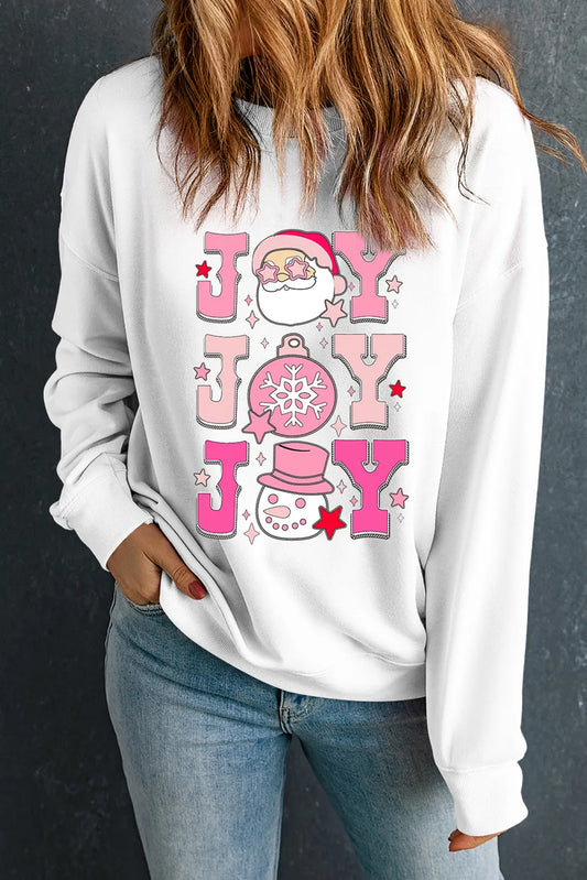 JOY Sweatshirt mit Rundhalsausschnitt und langen Ärmeln