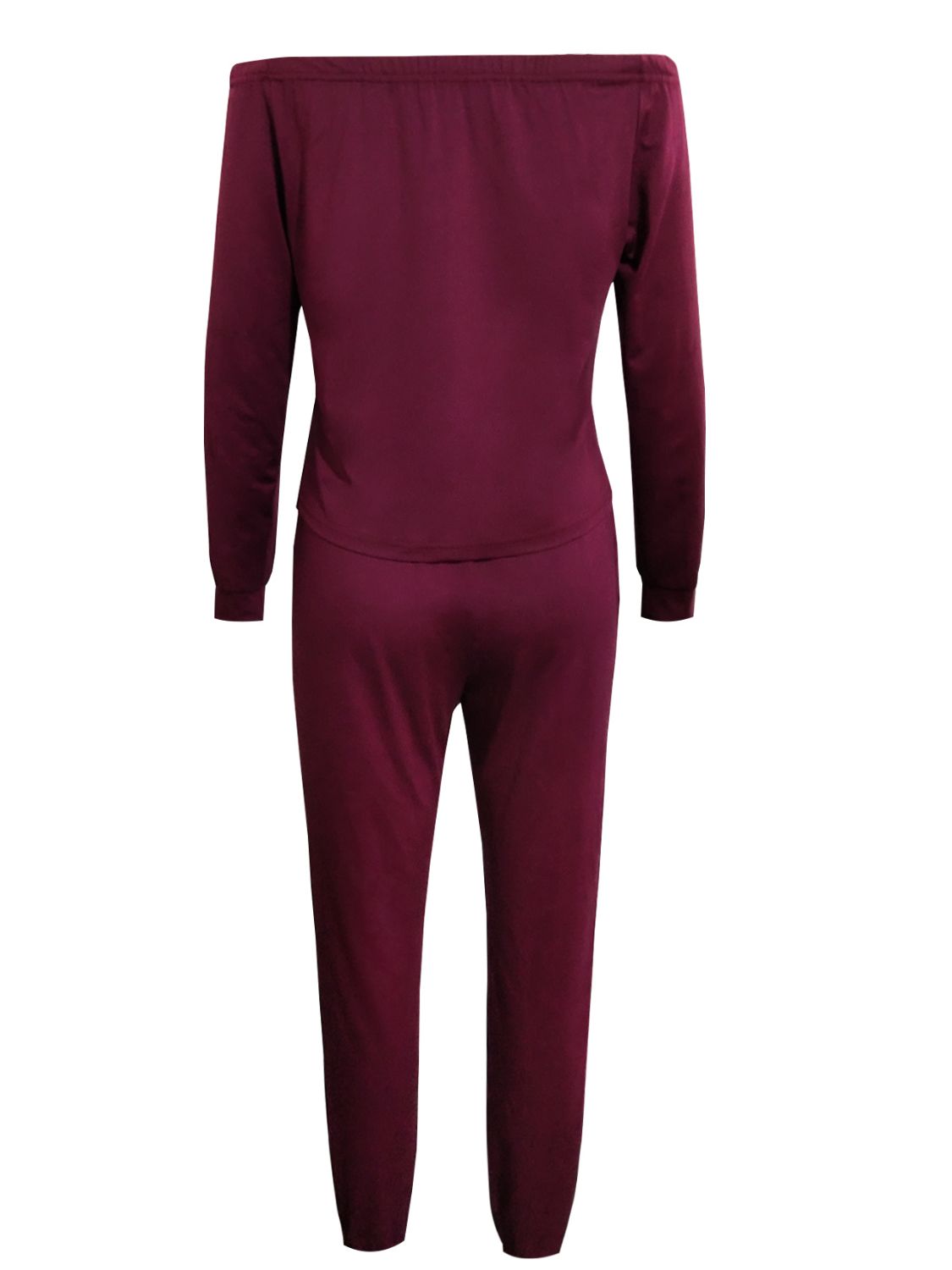 Set aus schulterfreiem Oberteil und Hose