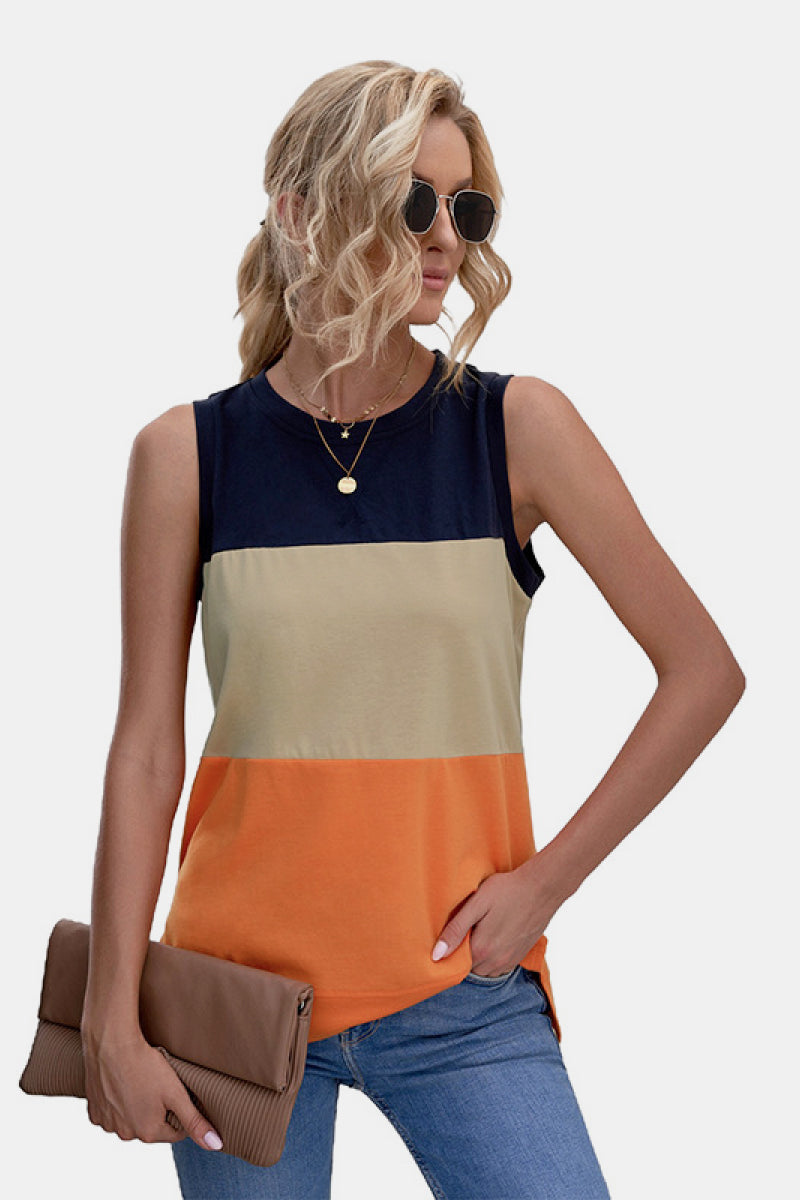 Tanktop mit Farbblockdesign