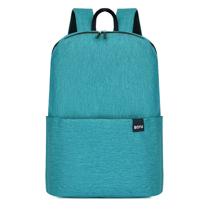 Einfarbiger Rucksack aus Nylon