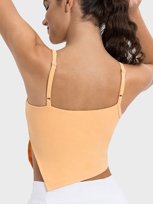 Millennia Active Camisole mit Schlitz und asymmetrischem Ausschnitt
