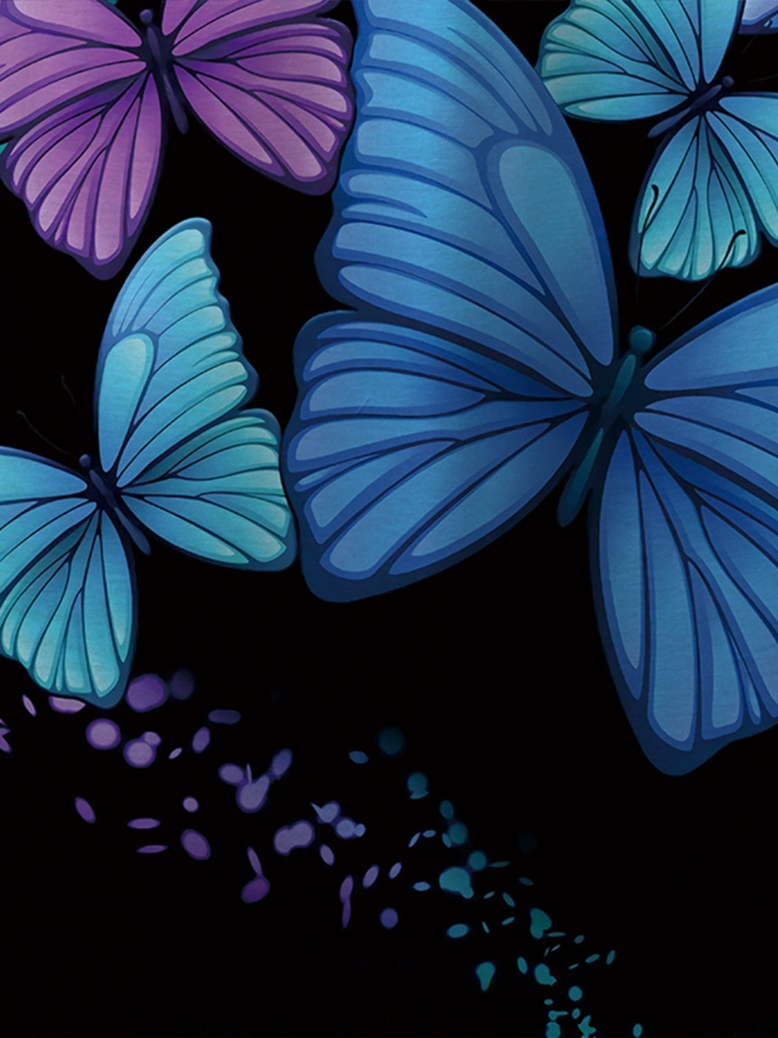 Bedruckter Midirock mit elastischer Taille