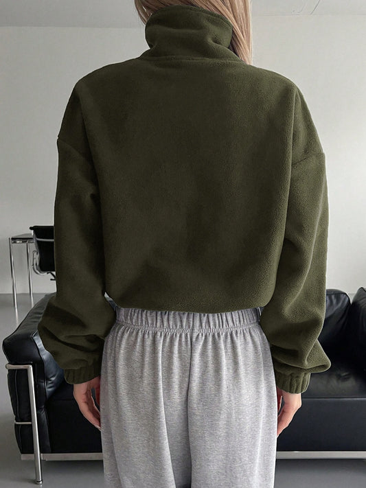 Honey – Kurz geschnittene Jacke mit langen Ärmeln und Reißverschluss