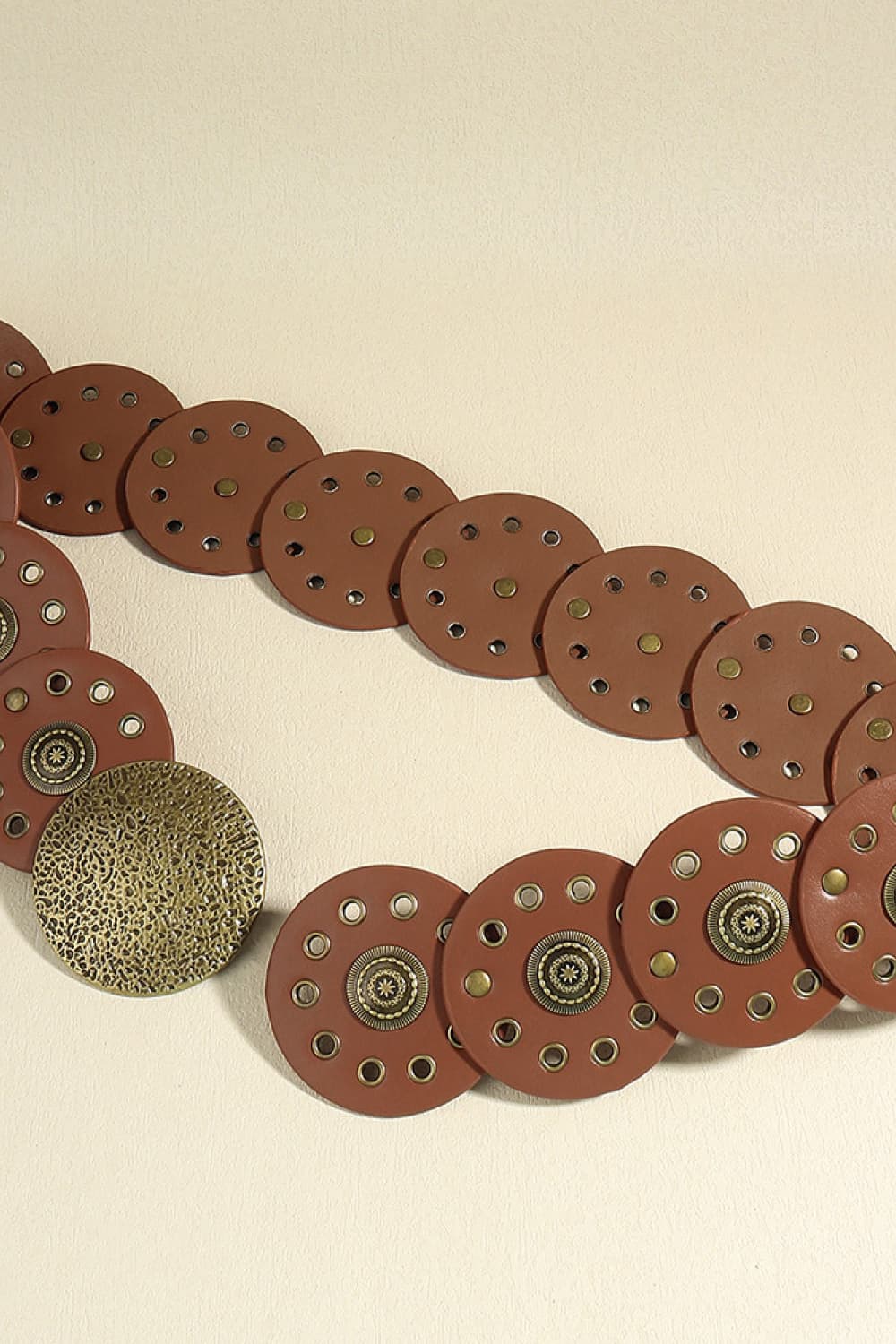 Runder Gürtel aus PU-Leder