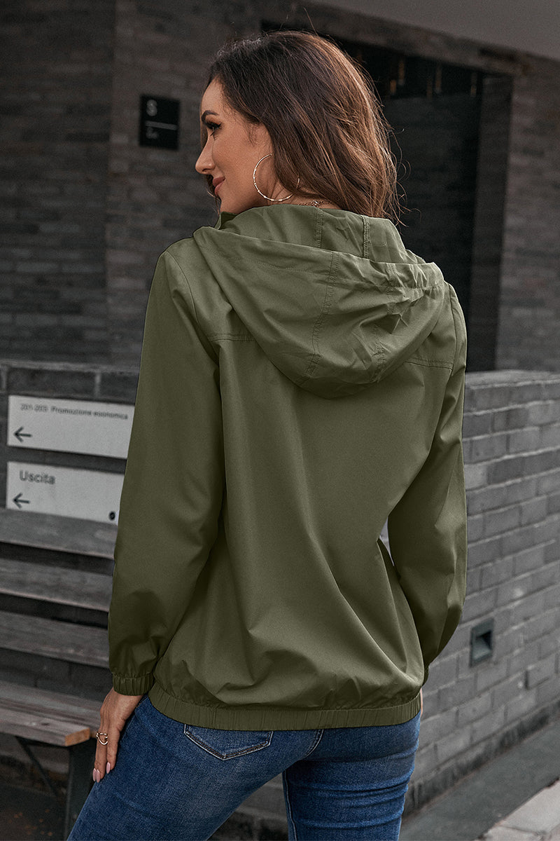 Button-Down-Langarm-Sportjacke