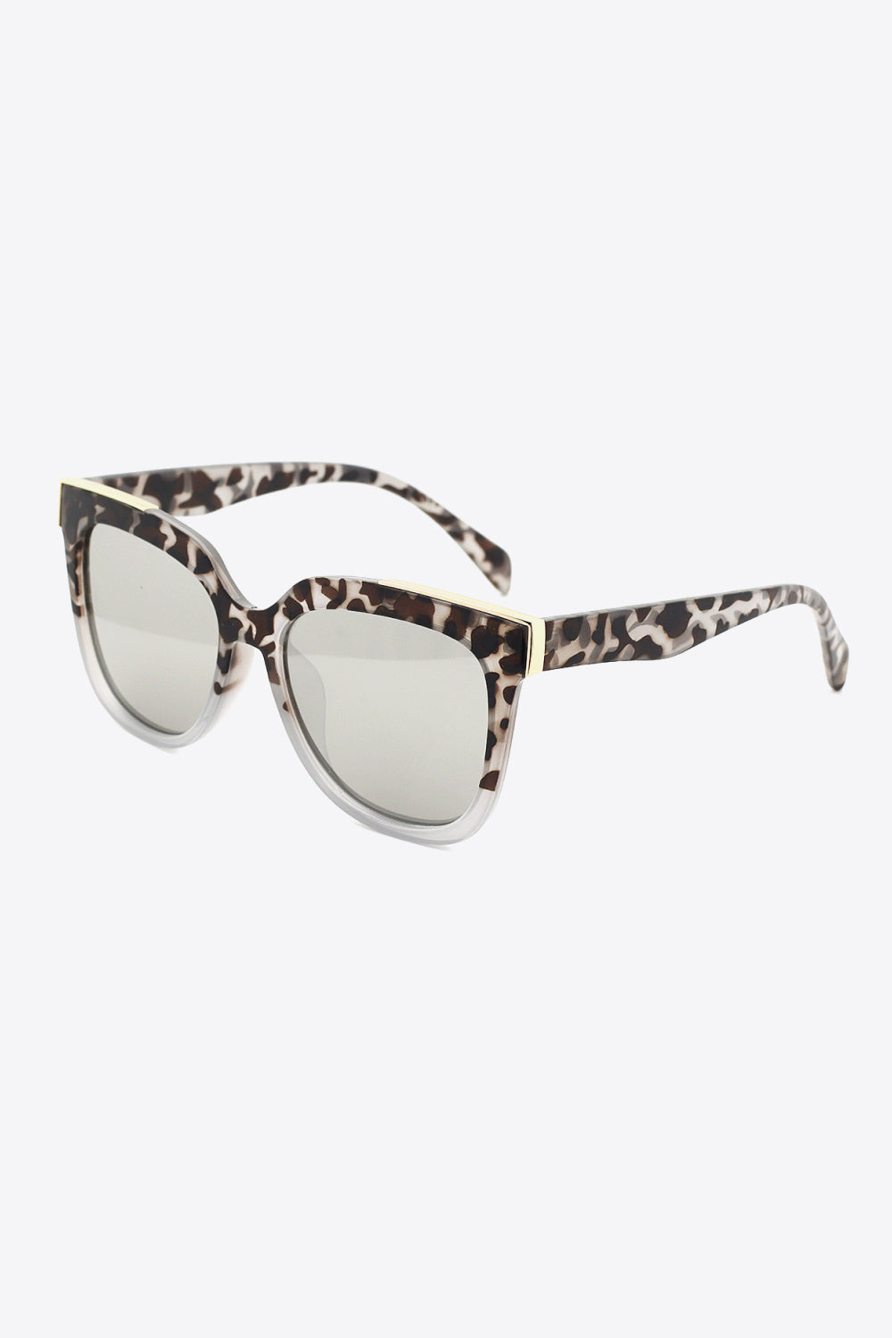 Tortoiseshell Polycarbonate Frame Full Rim Sunglasses  display picture 3