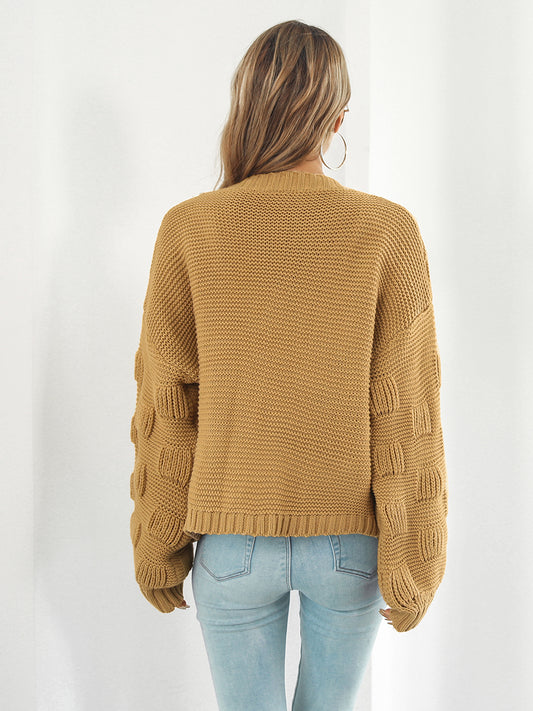Strickjacke mit offener Vorderseite und geripptem Besatz