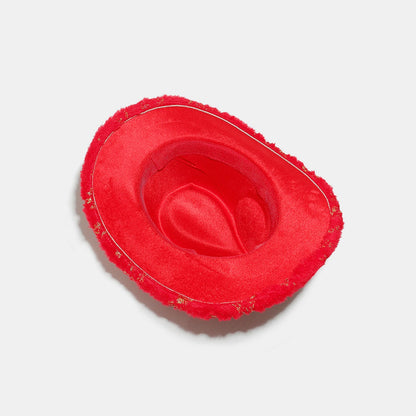 Flauschige Schneeflocken-Polyestermütze