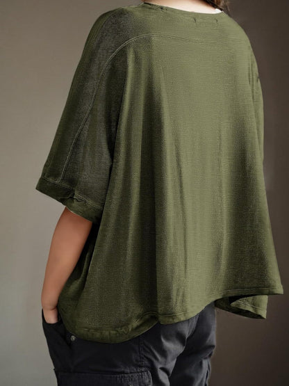 Lovelet T-Shirt mit Rundhalsausschnitt und halblangen Ärmeln