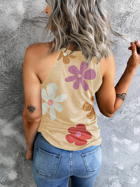 Camisole mit griechischem Ausschnitt und Print