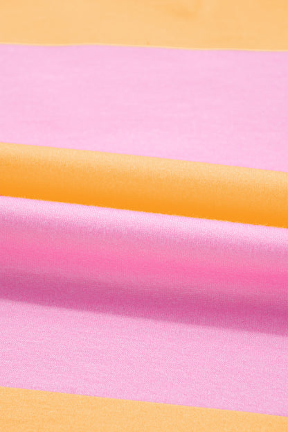 Sweatshirt mit kontrastierenden Streifen und Kragen