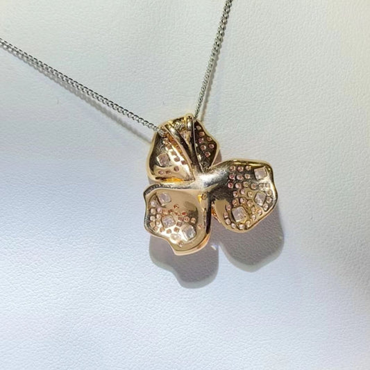 2 Karat Moissanit 925 Sterling Silber Anhänger Halskette