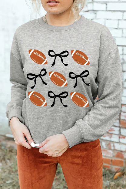 Fußball-Sweatshirt mit Rundhalsausschnitt und langen Ärmeln