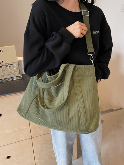 Große Tragetasche aus Cord