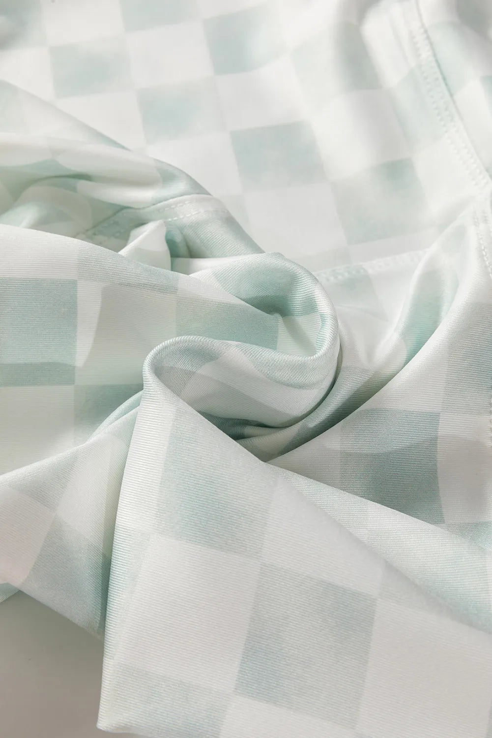 Karierte Leggings mit elastischer Taille