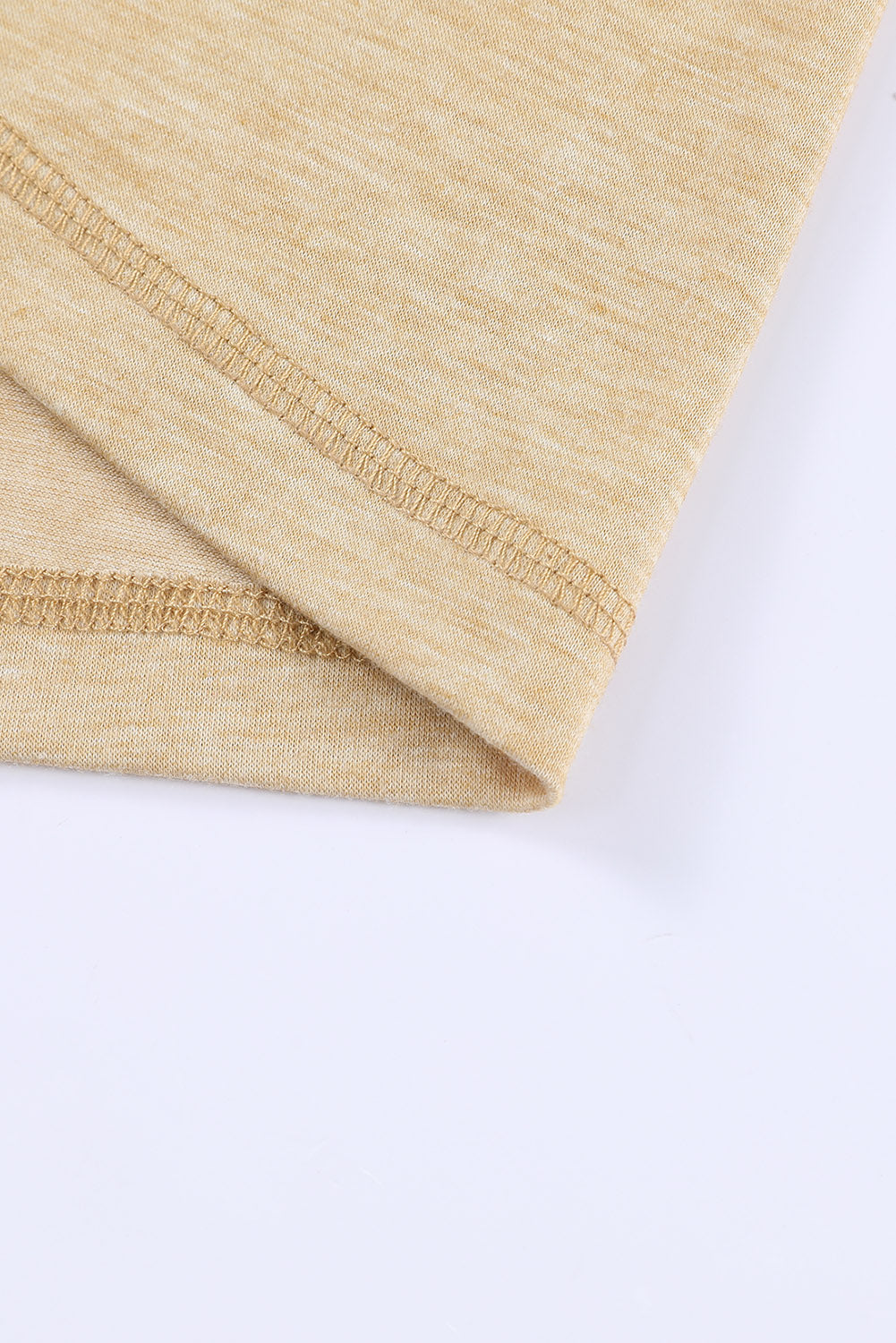 Langarm-Oberteil mit V-Ausschnitt und Farbblock