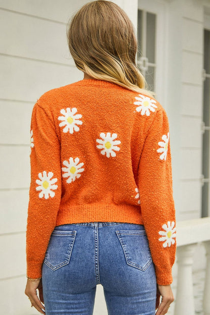 Pullover mit Engelsflügeln und Blumenmuster, Rundhalsausschnitt, kurzärmelig