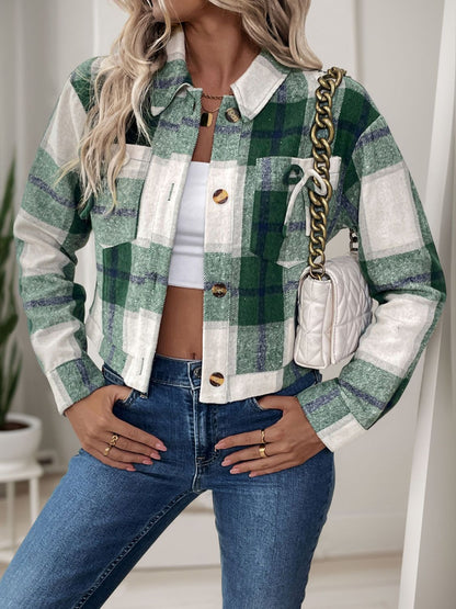 Perfee – Jacke mit Farbblockdesign und Knopfleiste