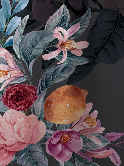 Bedruckter Midirock mit elastischer Taille