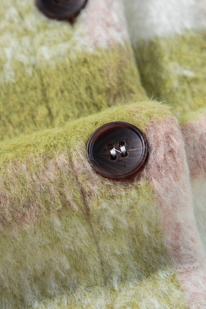 Shacket mit kariertem Kragen und Taschen