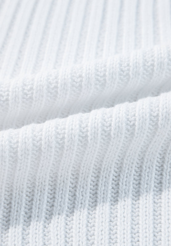 Strickjacke mit Kragen und Knopfleiste und langen Ärmeln