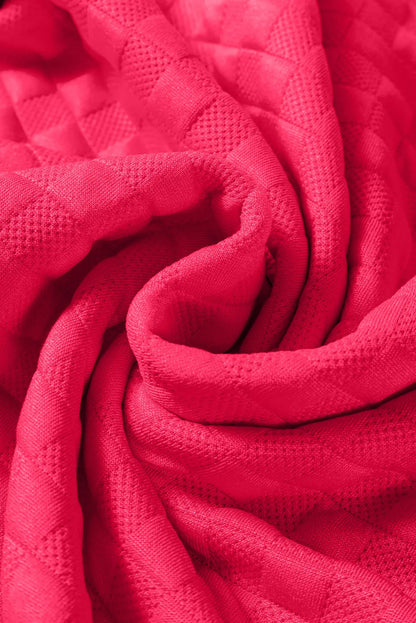 Set aus Oberteil und Hose mit hohem und niedrigem Rundhalsausschnitt