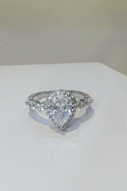 2 Carat Moissanite 925 Sterling Silver Ring