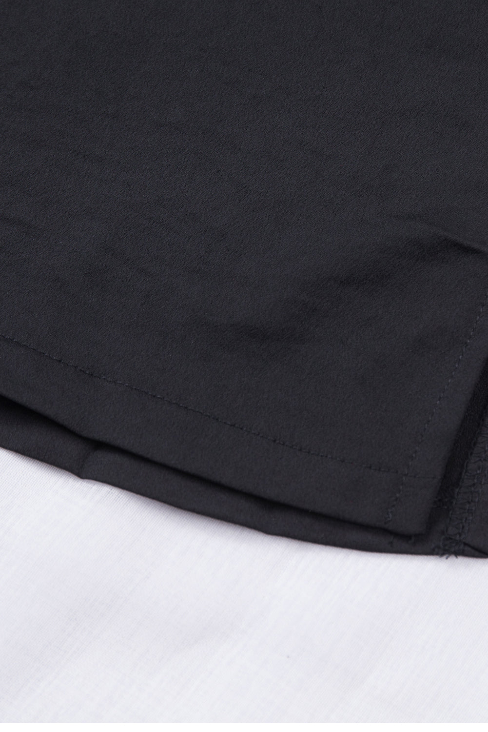 Tanktop mit gespleißter Spitze und Wimpernbesatz