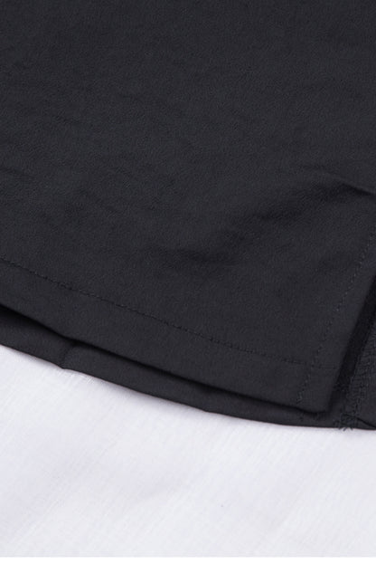 Tanktop mit gespleißter Spitze und Wimpernbesatz