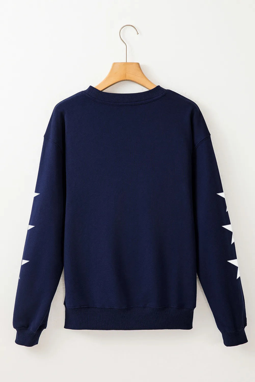 GAME DAY Star Rundhals-Langarm-Sweatshirt
