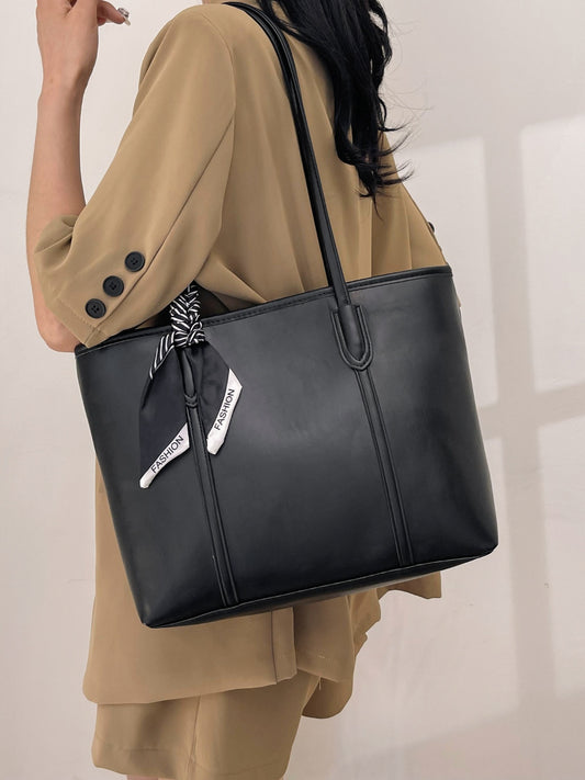 Einkaufstasche aus PU-Leder