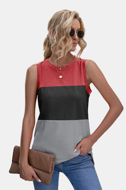 Tanktop mit Farbblockdesign