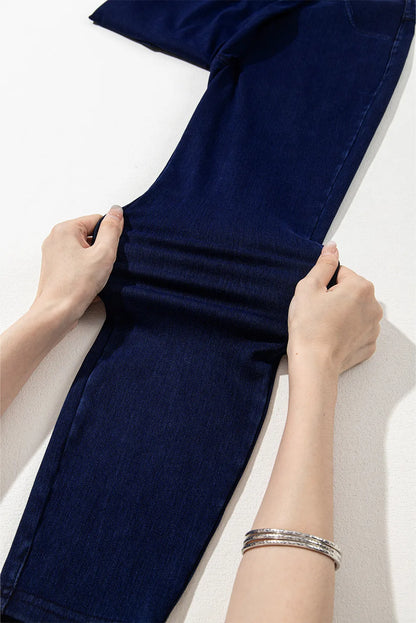 Röhrenjeans mit Taschen