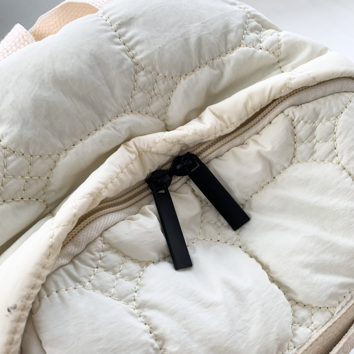 Gesteppte Rucksacktasche aus Polyester