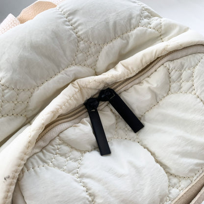 Gesteppte Rucksacktasche aus Polyester