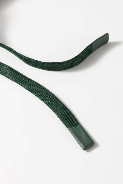 Langärmliger Strampler mit Kordelzug und halbem Reißverschluss