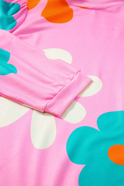 Bedrucktes Rundhals-Top