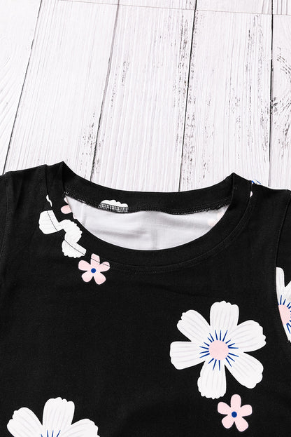 Tanktop mit Rundhalsausschnitt und Seitenschlitz