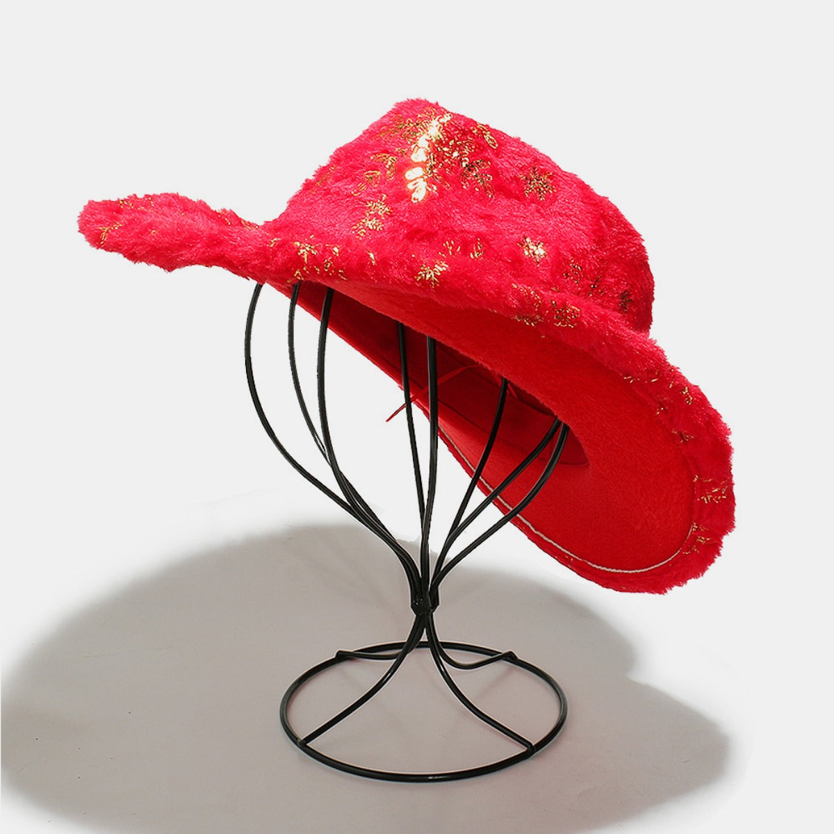 Flauschige Schneeflocken-Polyestermütze