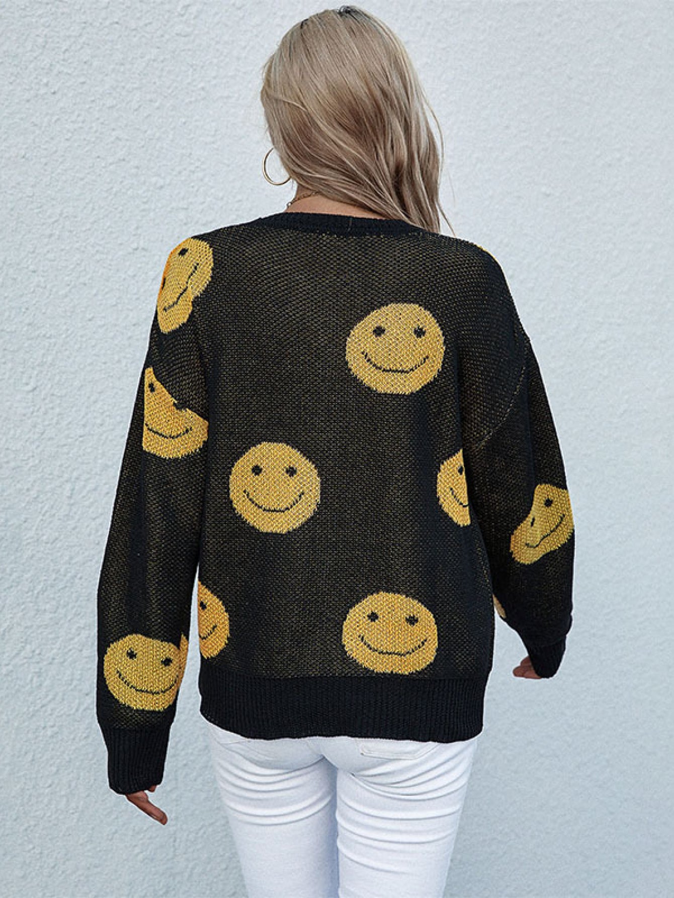 Perfee – Pullover mit Smiley-Gesicht