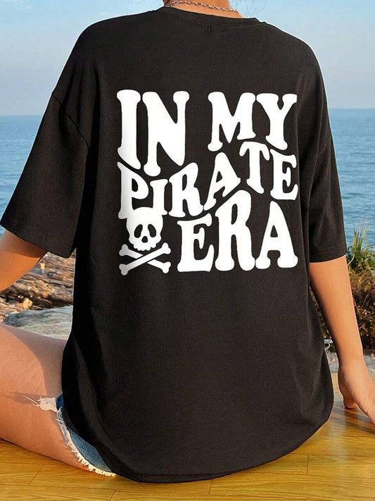 IN MEINER PIRATENZEIT Rundhals-T-Shirt
