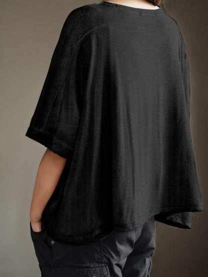 Lovelet T-Shirt mit Rundhalsausschnitt und halblangen Ärmeln