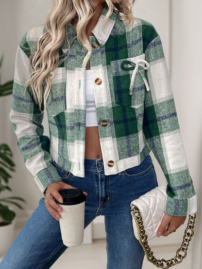 Perfee – Jacke mit Farbblockdesign und Knopfleiste