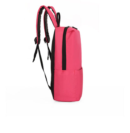 Einfarbiger Rucksack aus Nylon