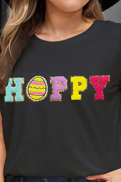 T-Shirt mit Rundhalsausschnitt und kurzen Ärmeln in Übergröße