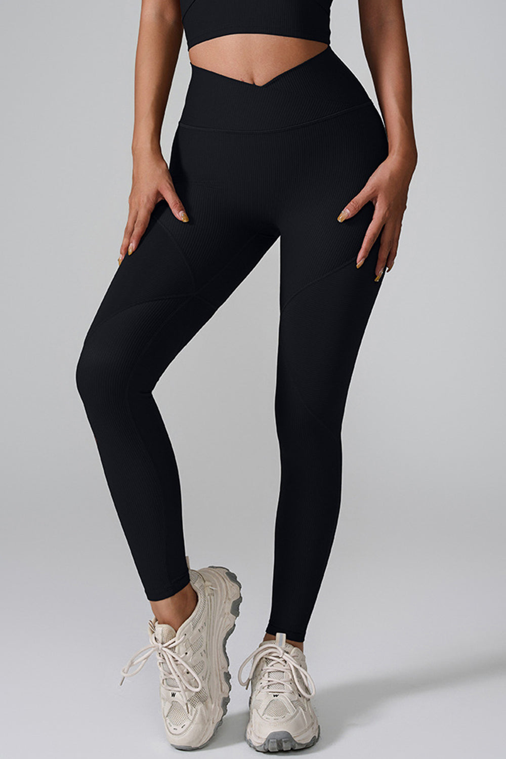 Aktive Leggings mit hoher Taille