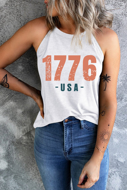 1776 USA Rundhals-Tank