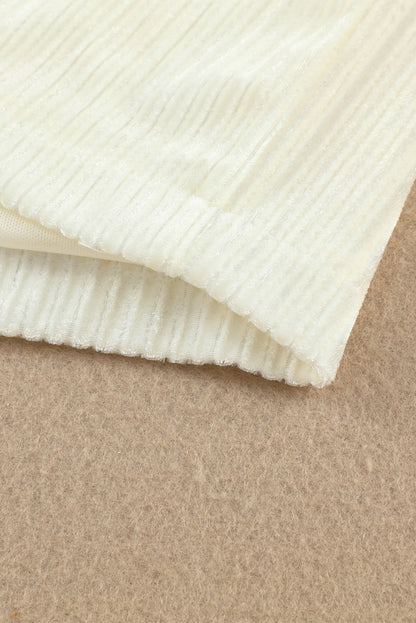 Kapuzenpullover mit überschnittener Schulter und Kordelzug