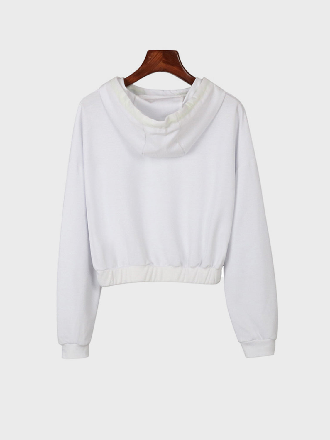 Perfee Kapuzenpullover mit Kordelzug und Buchstaben-Print