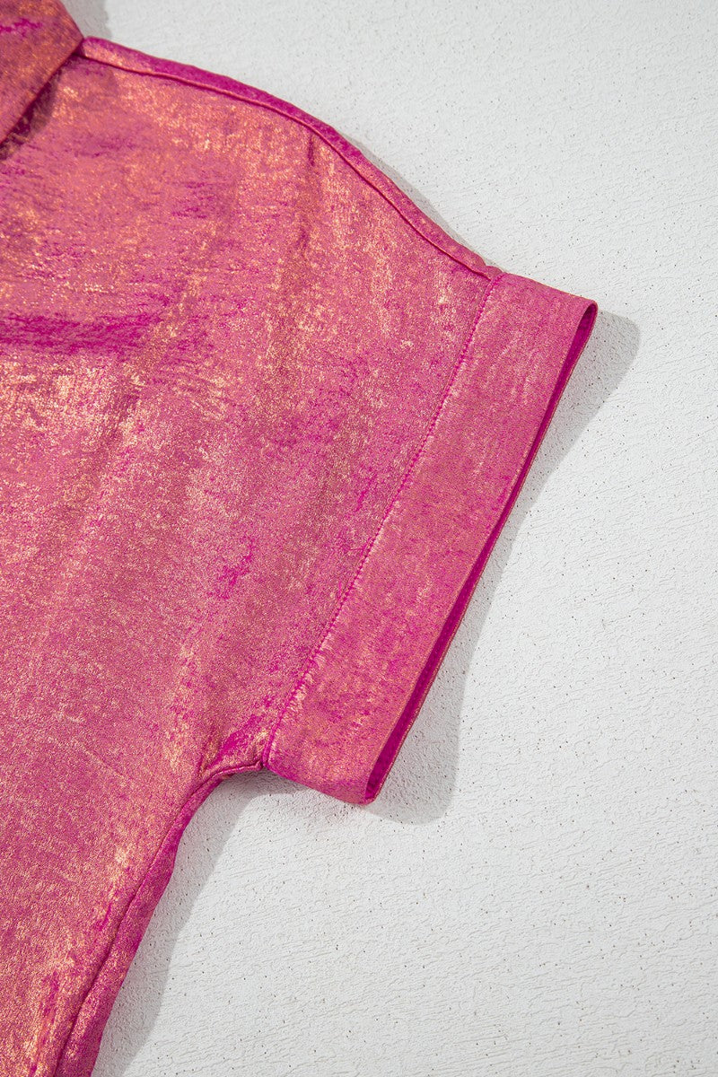 Kurzärmliges Hemd mit Knopfleiste